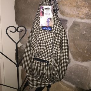 Kavu Rope Bag Houndstooth NWT